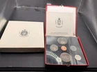 1967 Canada Centennial Proof Set  in Red Case  With Silver Centennial Medallion
