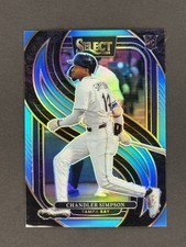 2025 Select Chandler Simpson Premier Level Blue Prizm /199 RC Tampa Bay Rays 153