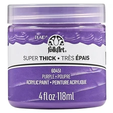 FolkArt Super Thick Acrylic Paint 4oz-Purple