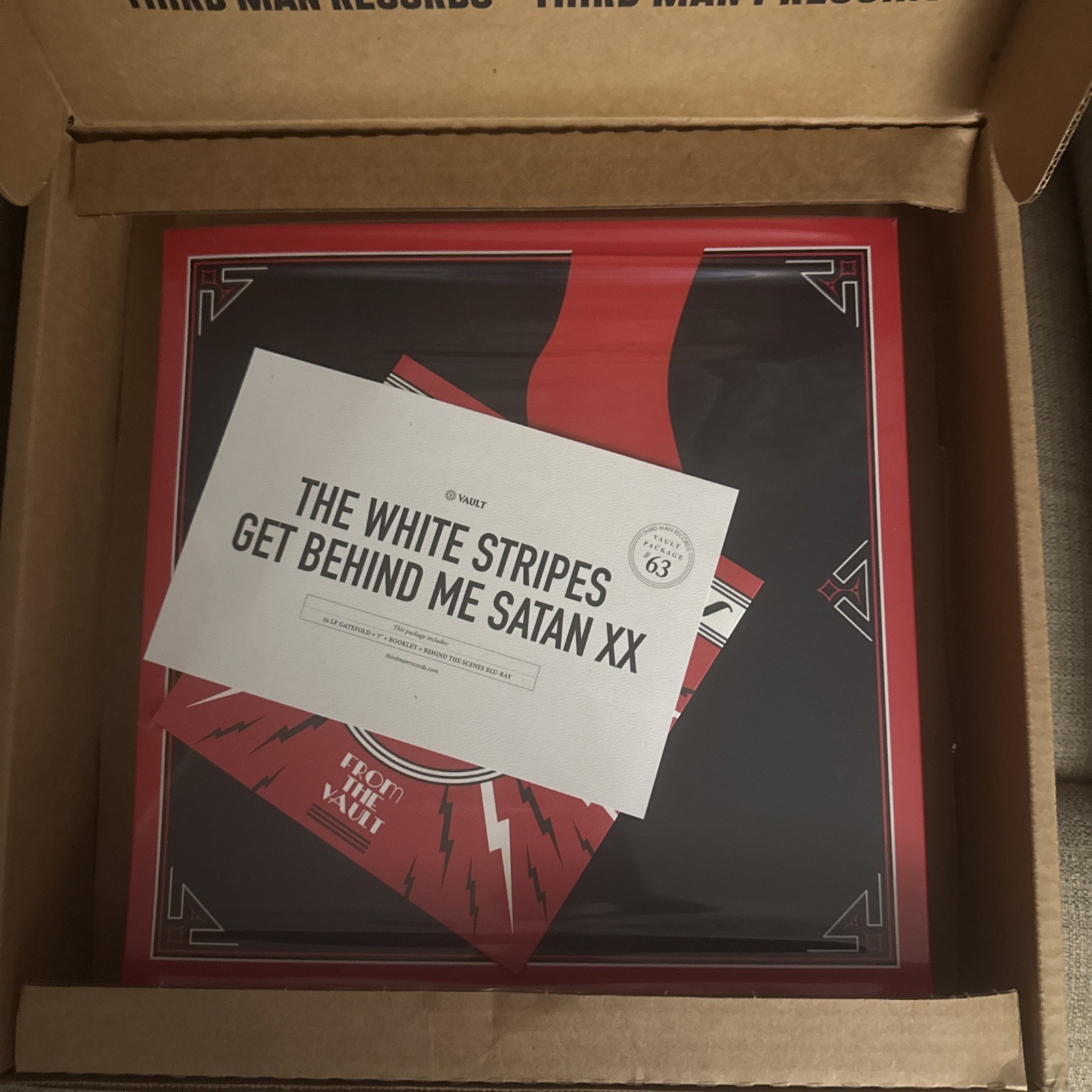 THE WHITE STRIPES - GET BEHIND ME SATAN XX - THIRD MAN VAULT #63 - New/Unplayed
