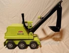 Vintage Tonka 1973 Tonka # 2730 Green Back Hoe Loader Collectible Toys
