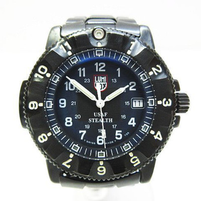 中*ん様 LUMINOXルミノックス F-117 3400SERIES USAF Luminox USAF Stealth F-117 Nighthawk Watch Men 44mm Date 3400