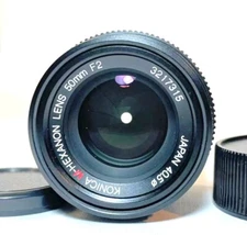 Konica 50mm F/2 M-Hexanon Lens for (Leica M-mount)