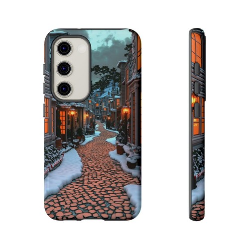 For iPhone | Samsung Galaxy | Pixel Phone Case - Winter Village Shops - 第 191/256 張圖片