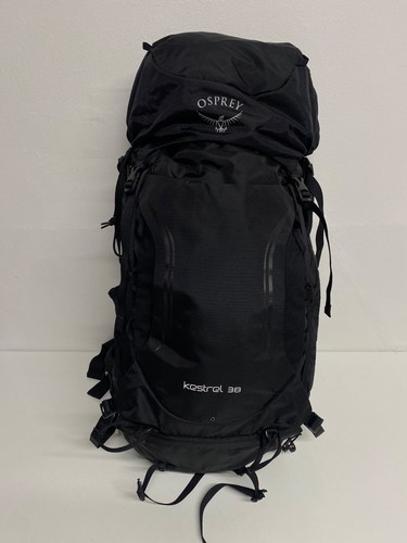 Osprey Kestrel 38 Backpack, Rucksace, Size Medium/Large M/L Black, NEW