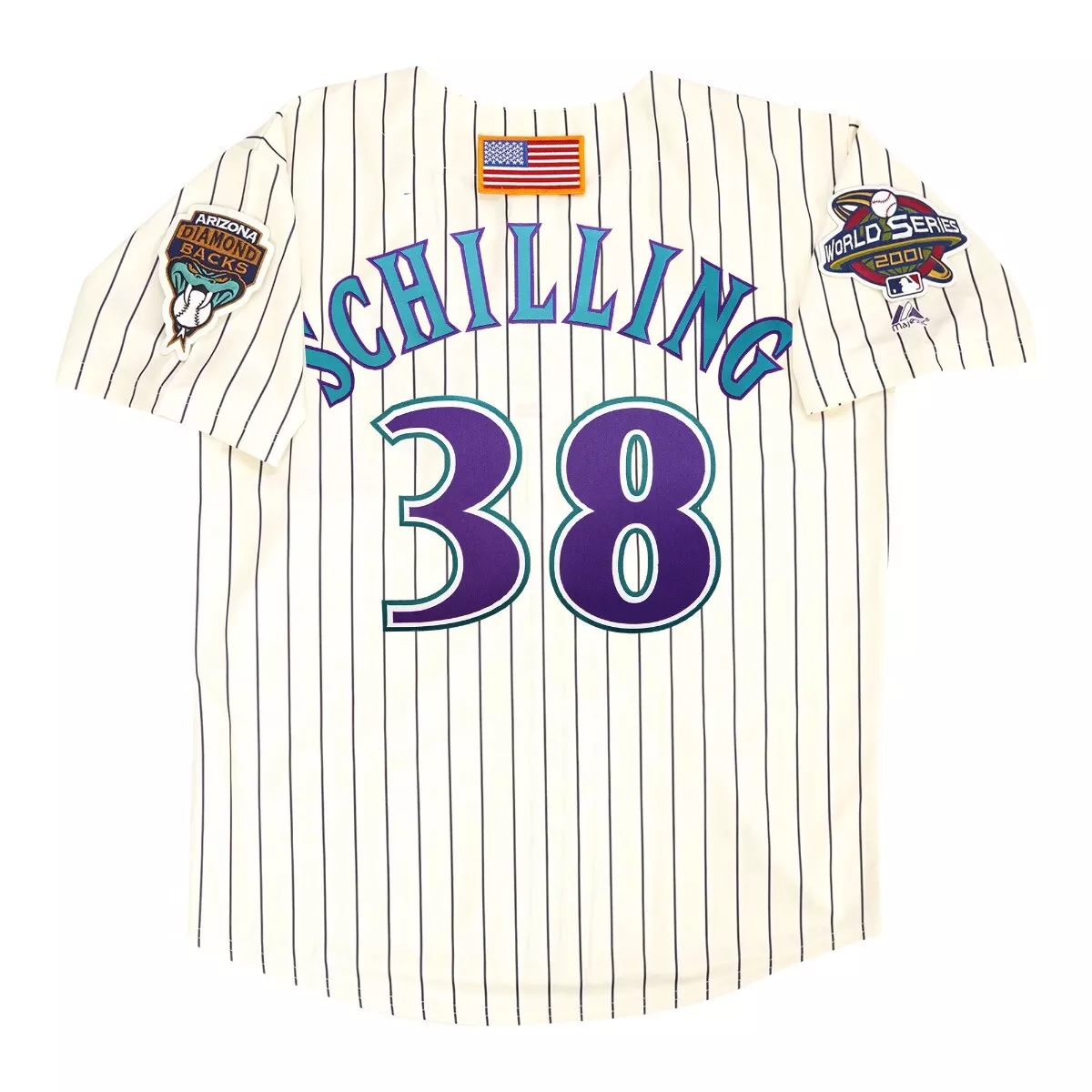 Curt Schilling 2001 Arizona Diamondbacks Alt Home World Series Men's Jersey