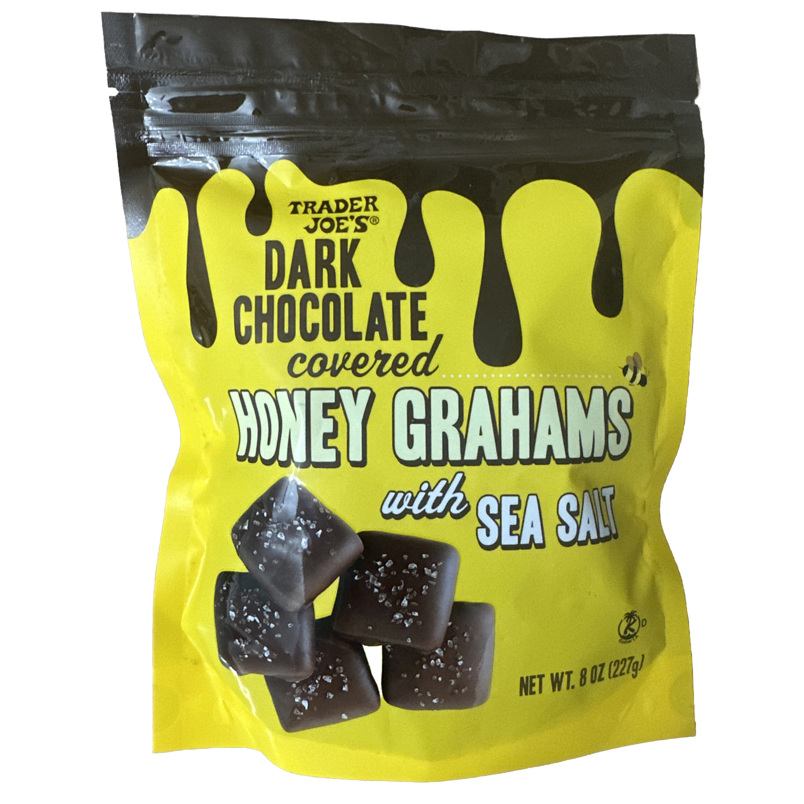 2 Packs Trader Joe's Dark Chocolate Covered Honey Grahams w/Sea Salt 8 oz Each eBay