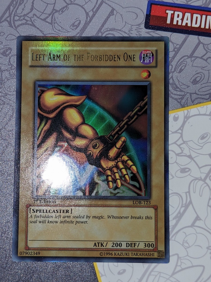 Left Arm Of The Forbidden One Exodia 1st Ed LOB-123 Yugioh- Asian