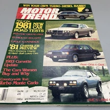 Motor Trend Magazine September, 1980
