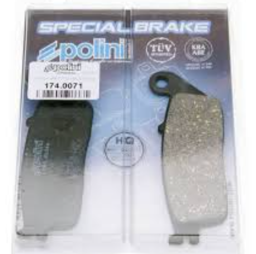 Paire Plaquette de Frein Origina Avant POLINI Kymco Xciting I 500 2006>2008 - Photo 2/3
