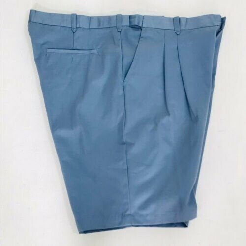 Haband Fit Forever Mens Dress Shorts Sz 40 Blend Pleated Front Vintage A7601 - Picture 3 of 6