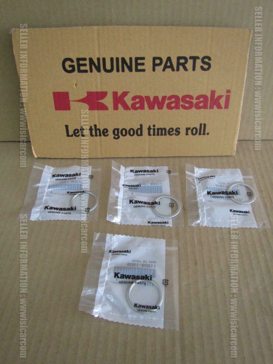 KAWASAKI ZXR250 ZX250A ZX250C ZXR250R EXHAUST GASKET SET 11009