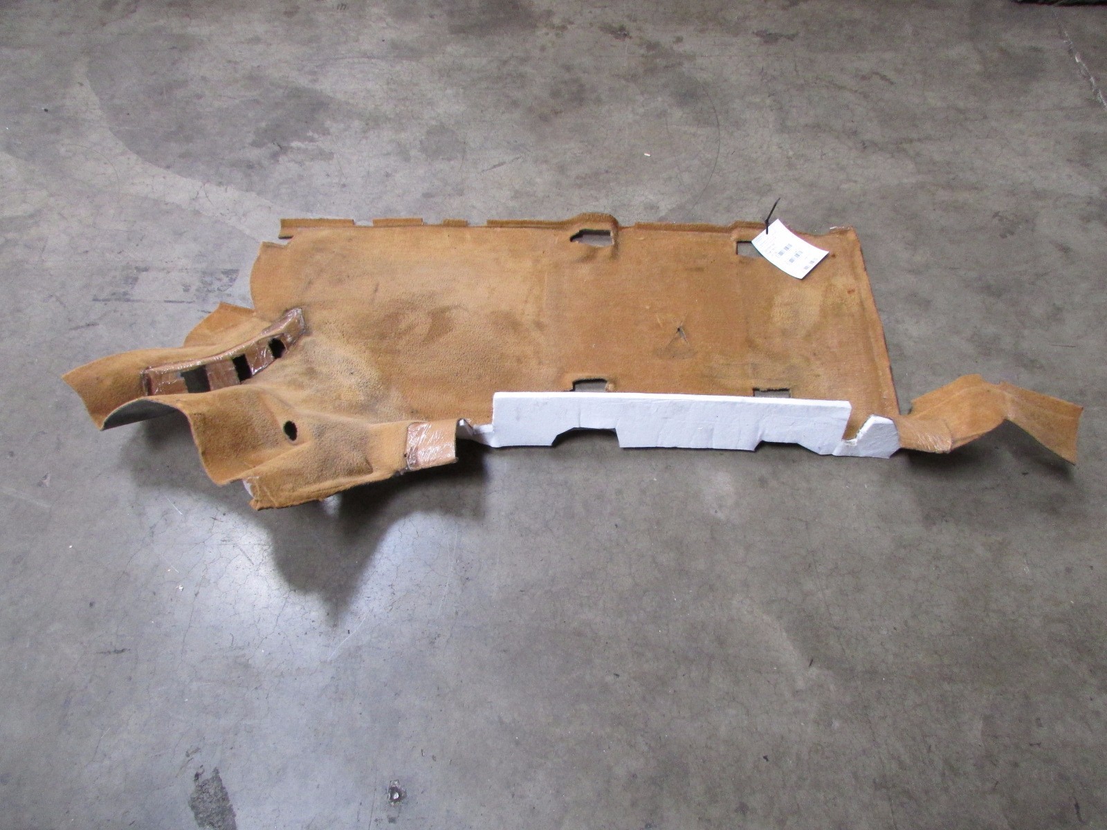 Ferrari F430, LH, Left Front Floor Carpet, Beige, Used P/N 68509590
