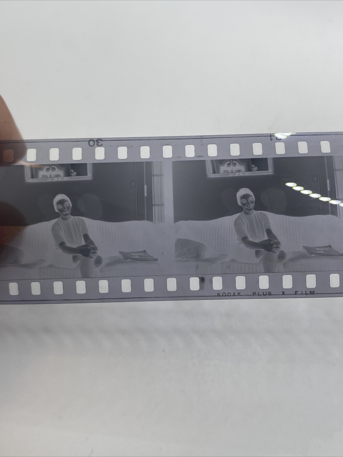 Lot of 123 Vintage Photo Negatives Film Strips 1950s 60s B/W Family