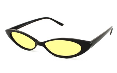 Small Thin Narrow Tiny Slim Petite Skinny Sunglasses Cat Eye  display picture 2