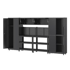 Rolling Garage Cabinet System, Workshop Set Storage Cabinet On Wheel Tool Boxes