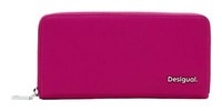 Desigual Priori Long Wallet GeldböRse Fuchsia Pink Neu