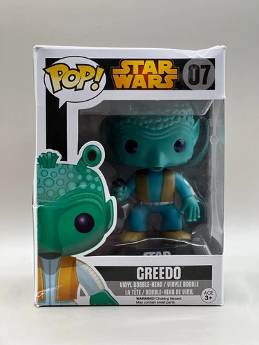Funko Pop Vinyl Star Wars Greedo #07 Damaged Black Box Bobblehead New