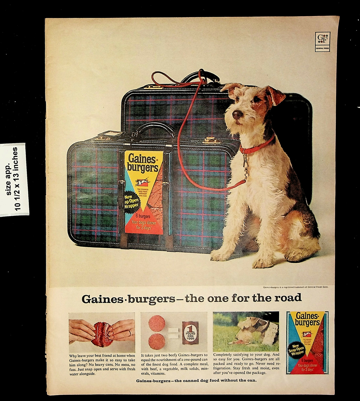 Luggage For The Road Vintage Print Ad 23609