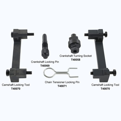 PLAYOCCAR T40070 Engine Camshaft Timing Locking Tool Set Compatible with VW A... - Foto 4 di 6