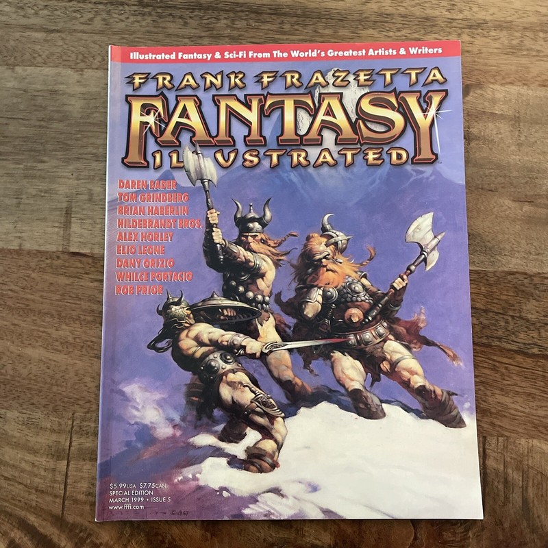 Frank Frazetta Fantasy Illustrated # 5   near mint. 1999