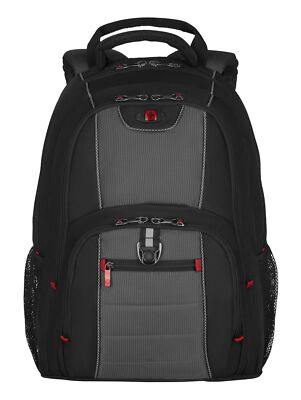 WENGER Pillar 16'' Computer Backpack Rucksack Rucksack Black / Gray schwarz Neu