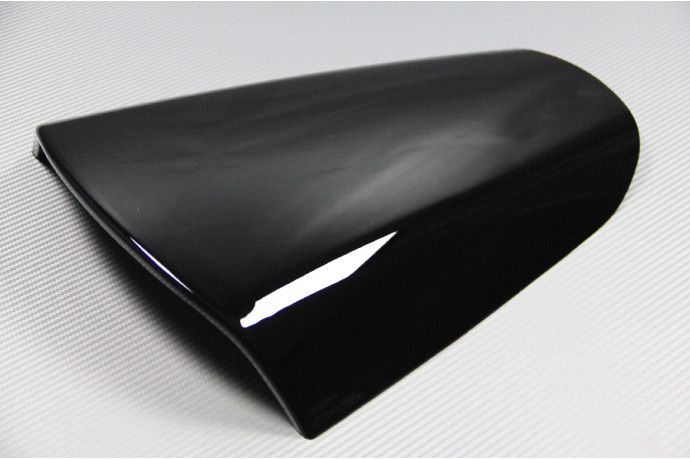 Cache passager Kawasaki ZX12R noir : capot de selle moto ZXT20A 2002-2006