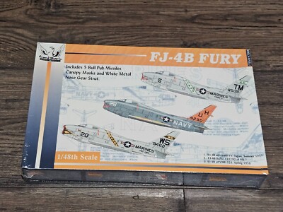 GRAND PHOENIX KT004, 1/48 FJ-4B FURY PLASTIC MODEL KIT SEALED
