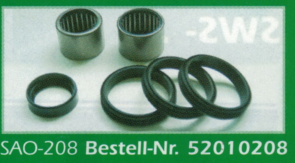 Kit roulements bras oscillant SAO-208 résout les vibrations XT 600