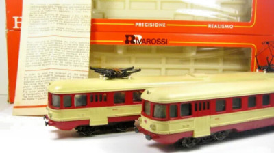 Rivarossi .   Selbstfahrender Zug 2 Elemente Serie Aln 803 - Ref 1455.  HO .