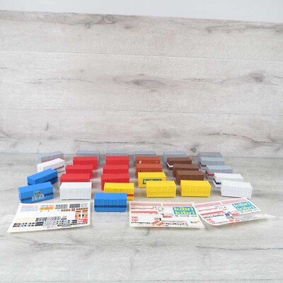KIBRI / etc. - 1:87 - 15 teiliges Container Set + Decals - #AL77193