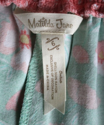 MATILDA JANE Fun House Shorts Dream Chasers, Size 6 Ruffled Mint Green Peach - Picture 6 of 6