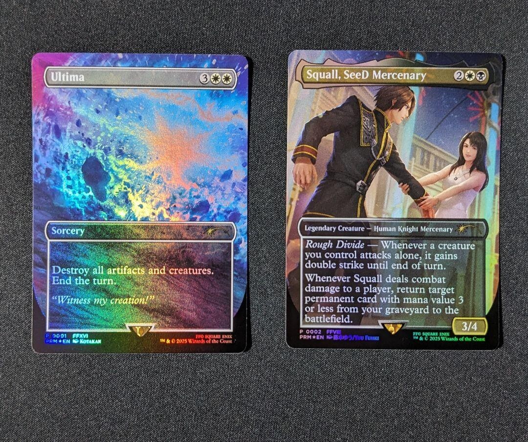 MTG Standard Showdown Promos Squall, SeeD Mercenary & Ultima