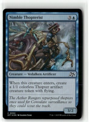 Nimble Thopterist FOIL Aetherdrift MTG NM
