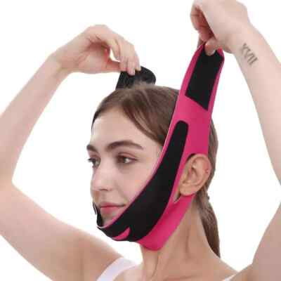 Faja De Compresión Para Adelgazar La Cara Reduce La Papada Banda Completa