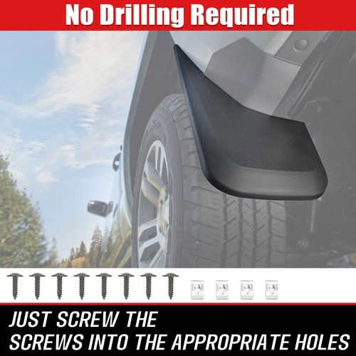 Mud Flaps fit Dodge Ram 1500 2019-2023 Molded Splash Guards Front / Rear 4x - Picture 4 of 9