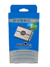 Dynex DX-CR6N1 External USB Memory Card Reader Writer AND Installation CD