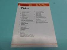 PARTS LIST MANUAL FOR STIHL 046 CHAINSAW ( 35 PAGES ) ------------- MAN42A