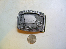 Vintage 1990s Belt Buckle Iowa MCC RELIEF SALE 1993 Mennonite
