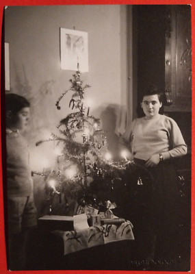 Photo Fotos Bologna Zuhause IN Via Farini Weihnachten 1953 (F 16/A)