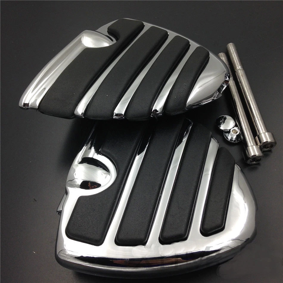 Reposapiés trasero pasajero reposapiés ala estribo goma para Victory Kingpin King pin Foto 3 de 4