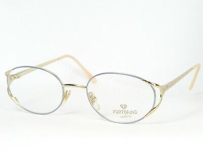 Portofino Par Valberra PF 7108 30 Lunettes Monture Bleu Or 52-19-135mm 