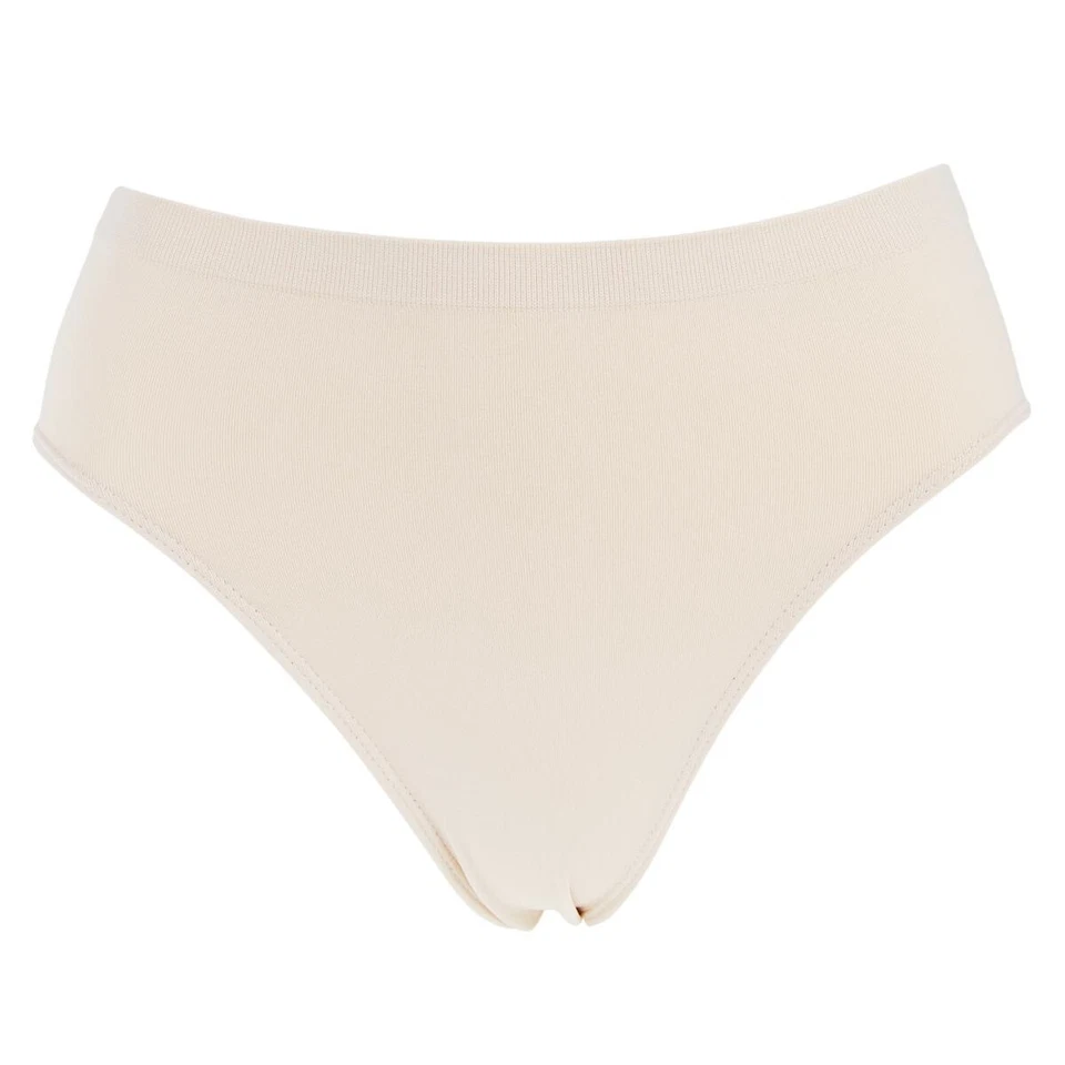 Paquete de 2 calzoncillos Rhonda Shear Jacquard Ahh sin costuras beige claro/gris claro talla 1X Foto 2 de 2