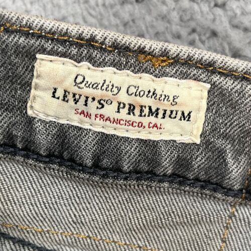 Levi's Premium Gray Skinny Taper Jeans Sz 32 x 32 - Picture 3 of 7