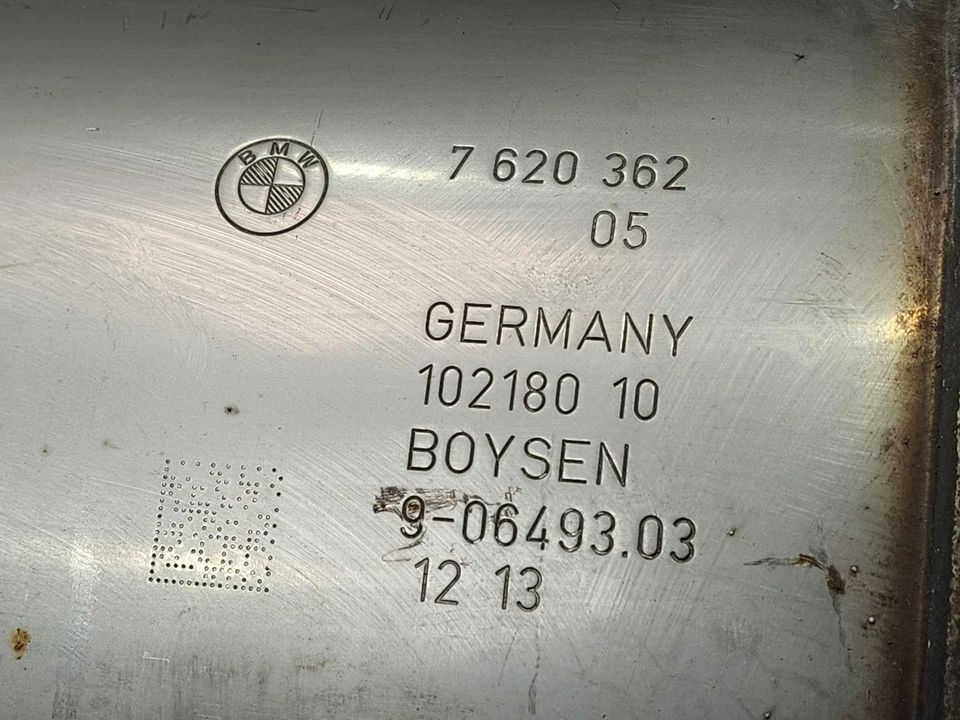 Silenciador de escape trasero BMW 228i 2014-2016 2,0 L pieza original OEM 18308606732 Foto 3 de 4