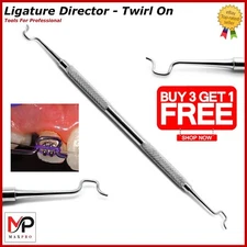 Twirl-On Elastic Placer Ligature Applicator Brackets Director Orthodontic Dental