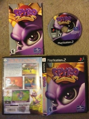 Spyro: Enter the Dragonfly (Sony PlayStation 2, PS2, 2002)