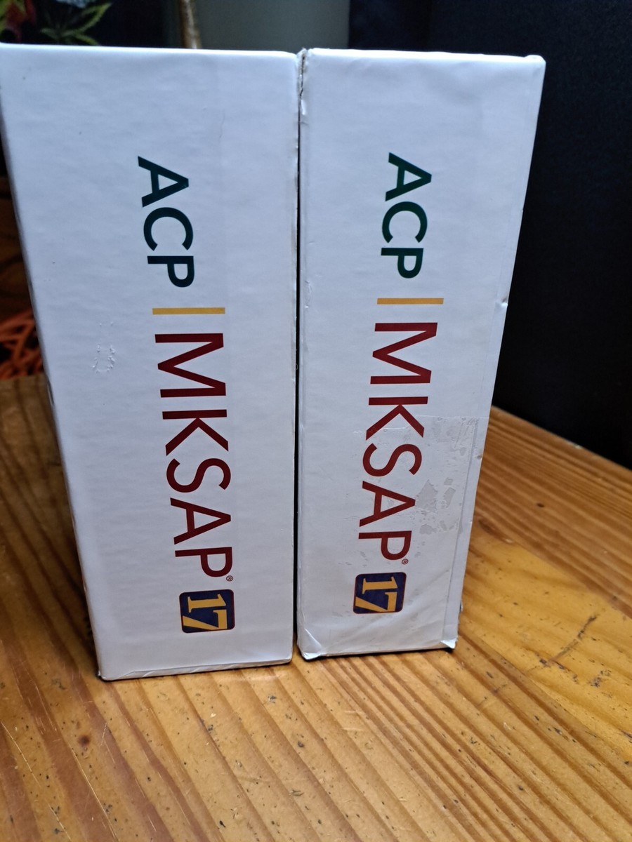 ACP MKSAP 17 FULL SET, Part A & B Medical Knowledge Self