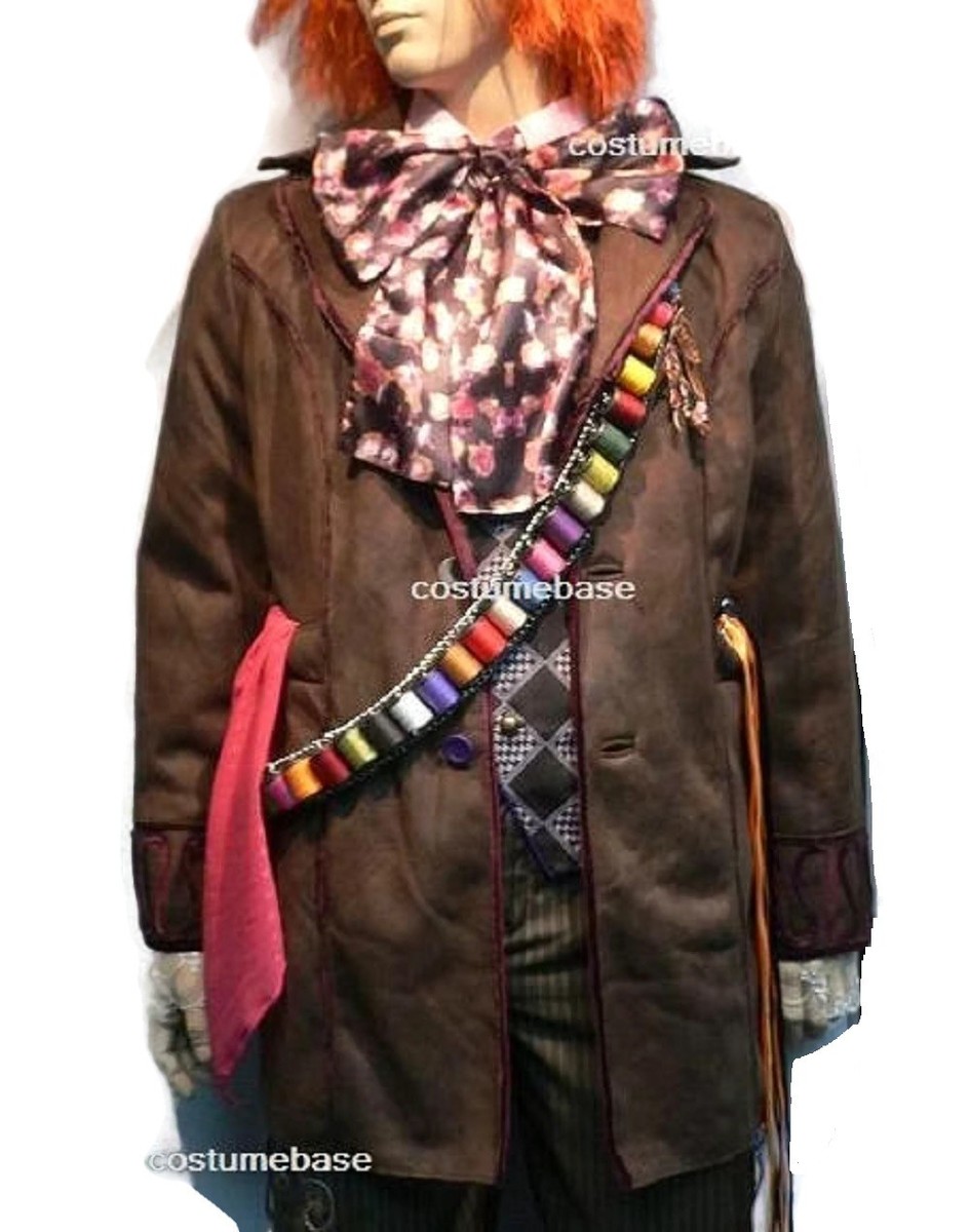 【wonderland】 HUNTING COAT exact Mad Hatter trench COAT Jacket Alice Wonderland Costume