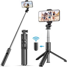 Selfie Stick Tripod Remote Bluetooth For Iphone14 13 12 Pro Max 11 Xs Universal